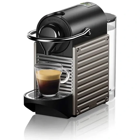New Nespresso Breville Pixie in Black w/milk frother and 14 coffee pods - Picture 8 of 14